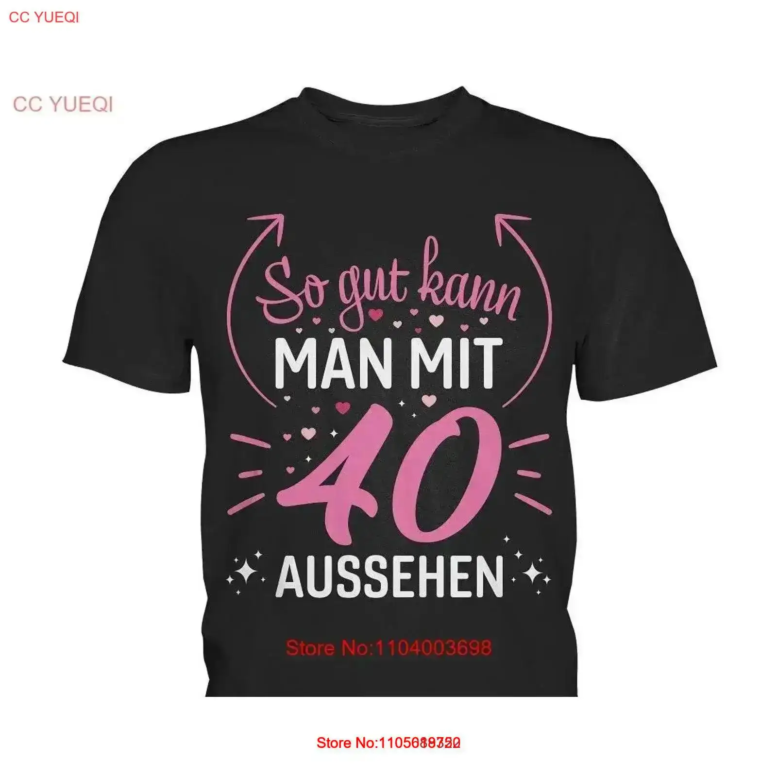 Mens Fashion In 40S - T-shirt drôle pour femme, 40e anniversaire,