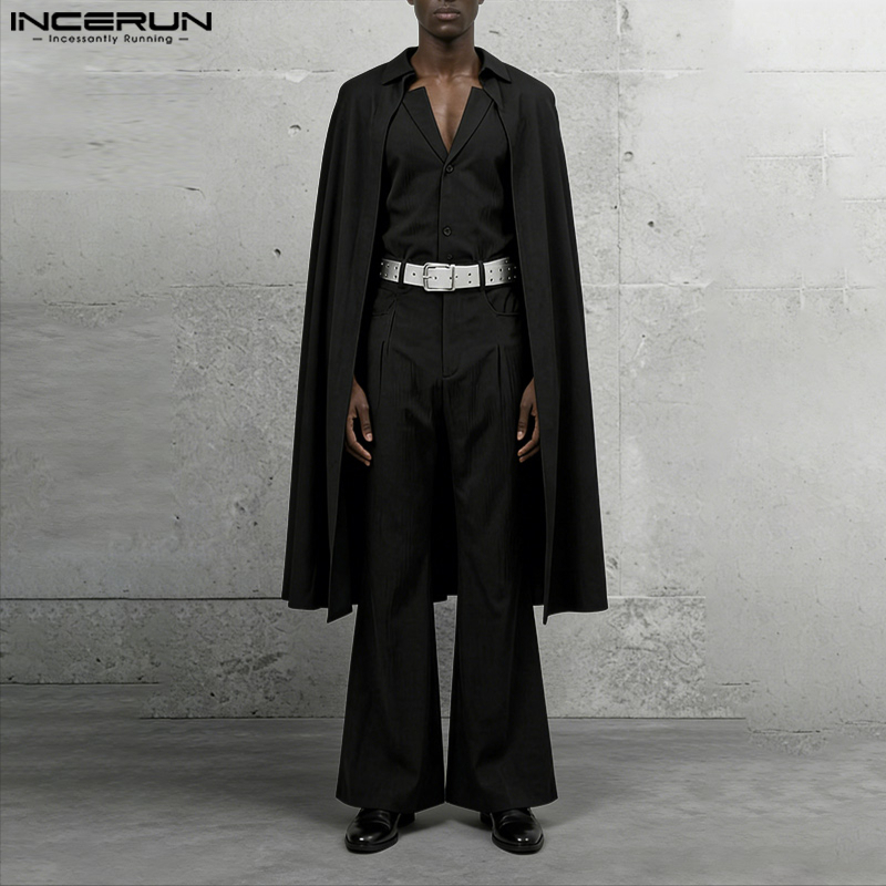 Men'S Fashion And Style - Ensemble Homme INCERUN – Blazer Cape