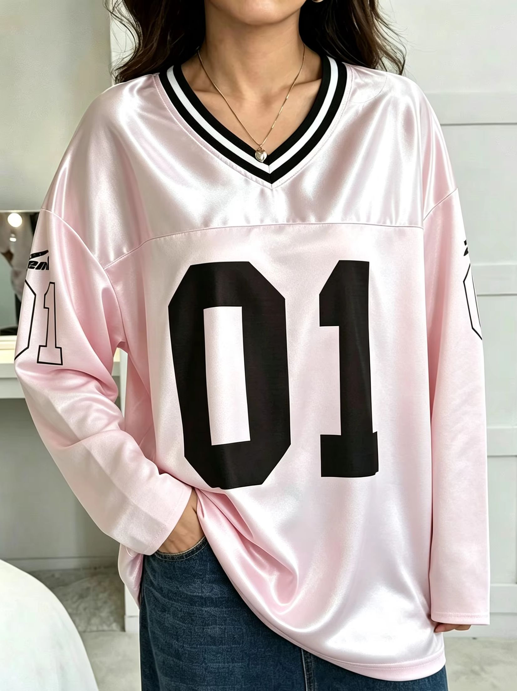 Men'S Fashion Designer - T-shirt à manches longues pour hommes