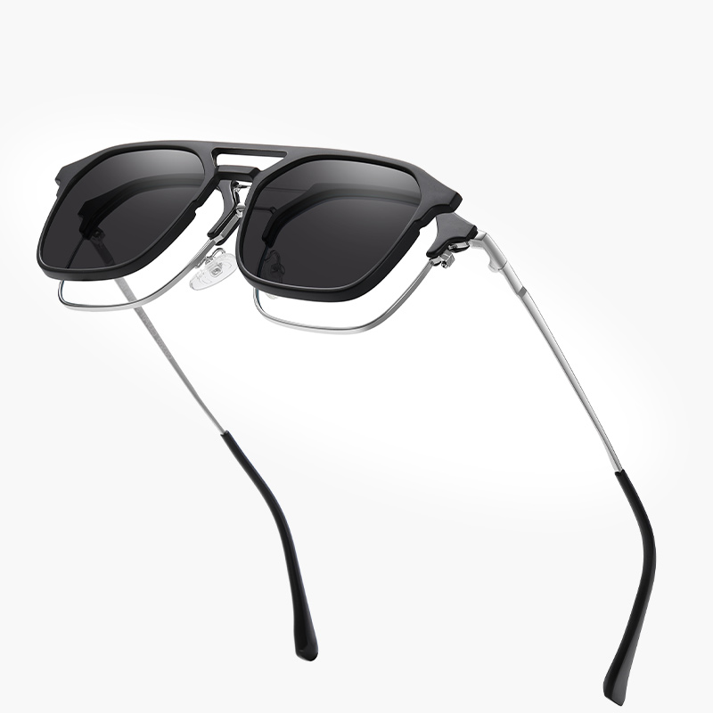 Men'S Fashion Glasses - Lunettes de soleil polarisées à Clip