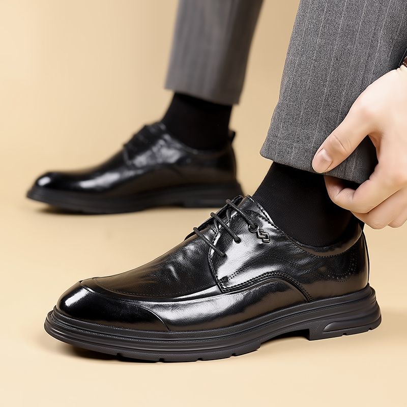 Oxford Shoes Brogue - Nouvelles Chaussures Oxford en Cuir Décontractées