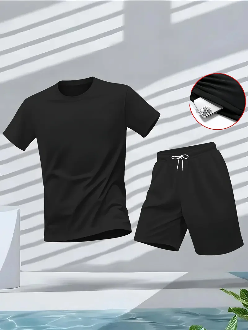 Men'S Fashion Undershirt - Ensemble de costume pour homme 2