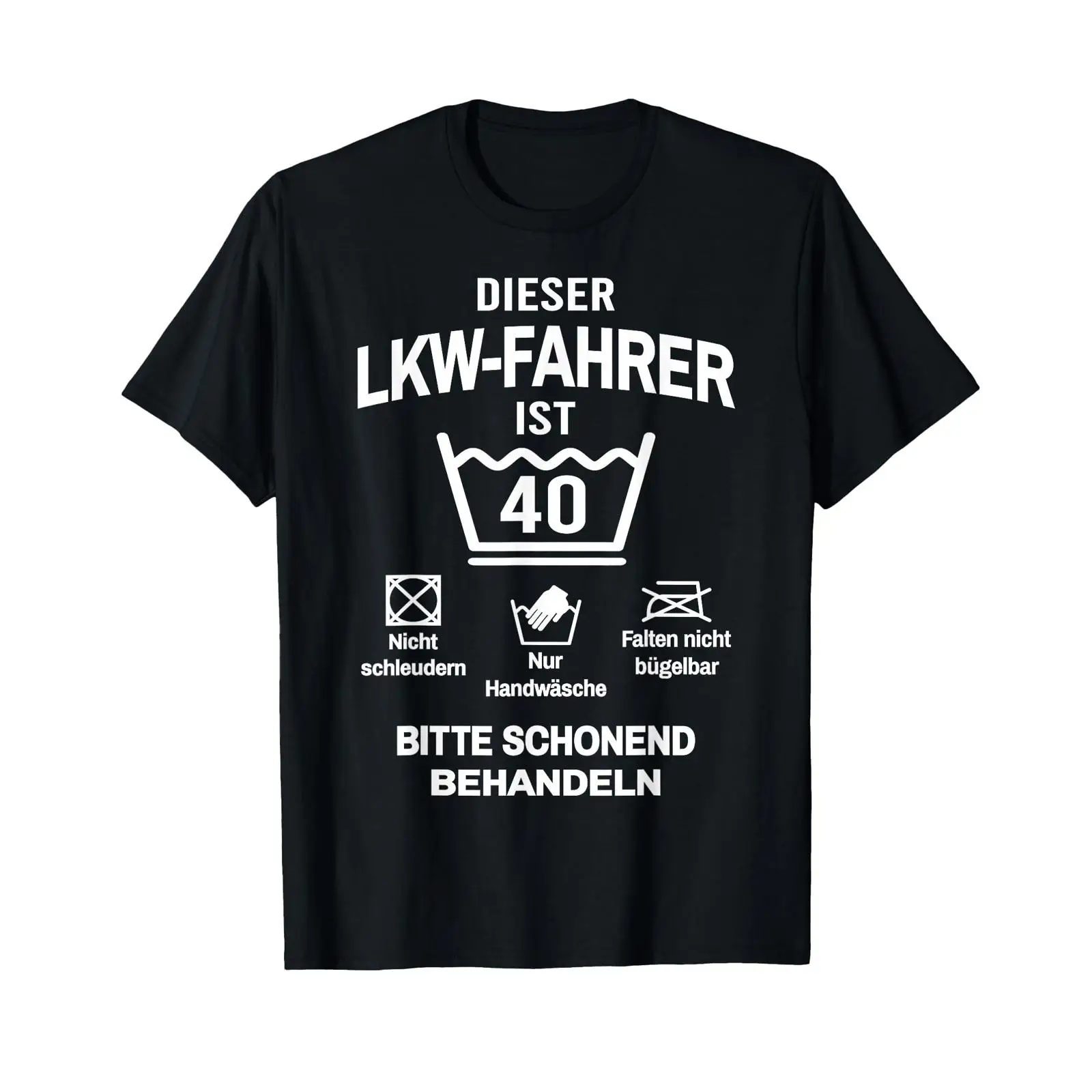 Mens Fashion In 40S - T-shirt unisexe noir pour homme, 40e