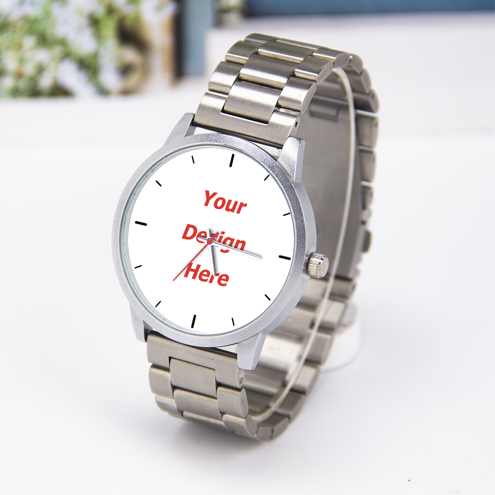 Mens Fashion In 40S - Boîtier de montre en alliage d'argent,