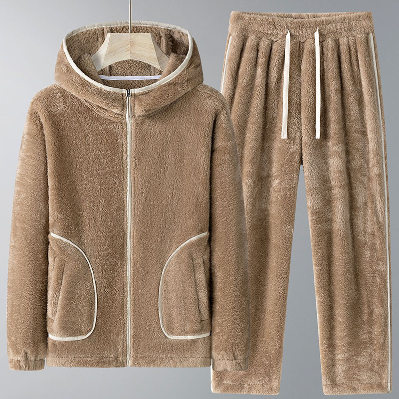 Men'S Fashion Zipper Hoodie - Nouvel ensemble de sweats à capuche