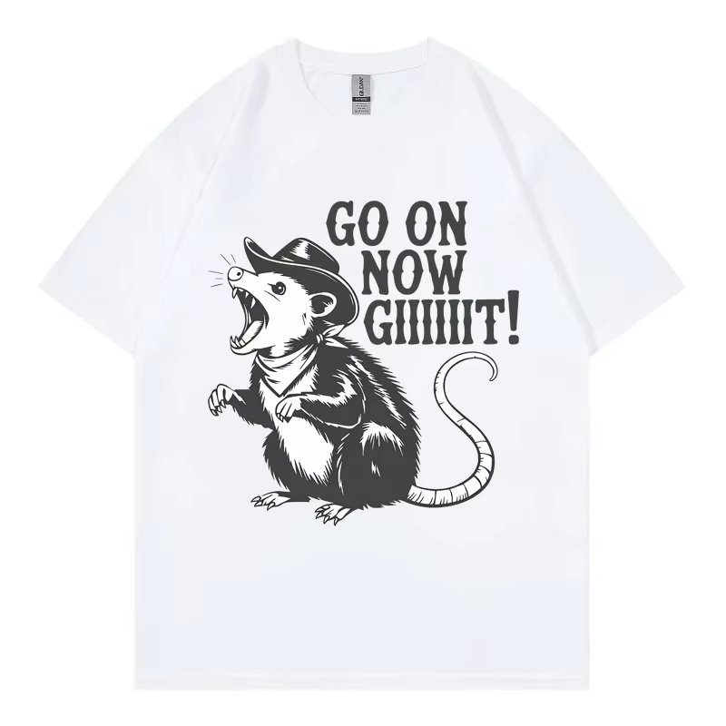 Men'S Fashion Now - T-shirt humoristique avec motif d'opossum pour