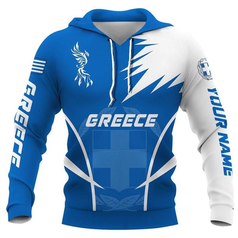 Men'S Fashion Greece - 1 pièce personnalisé votre image grèce