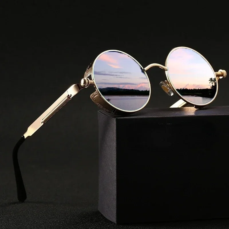 Men'S Fashion Glasses - Lunettes de soleil steampunk classiques pour