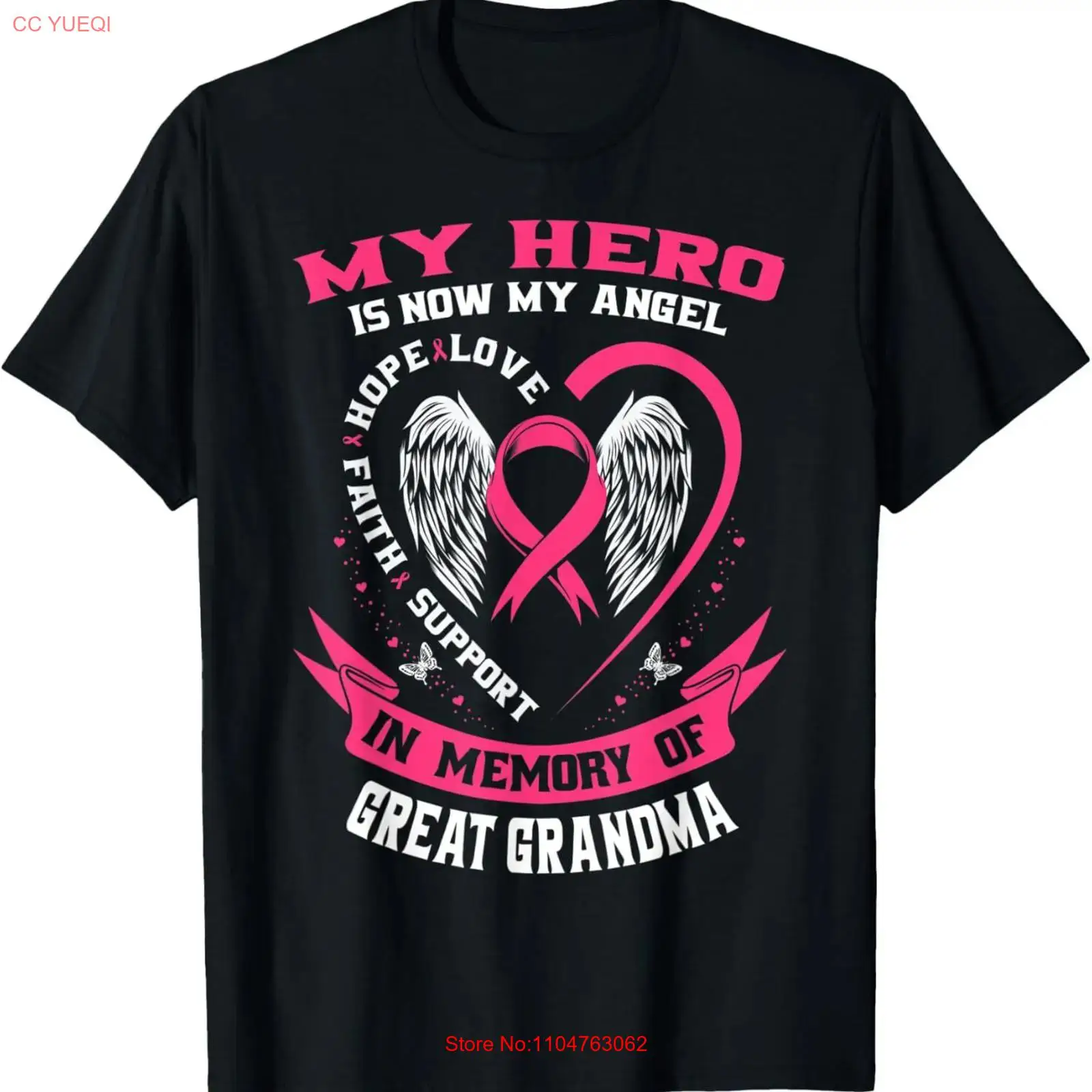 Men'S Fashion Now - T-shirt My Hero Is Now Angel