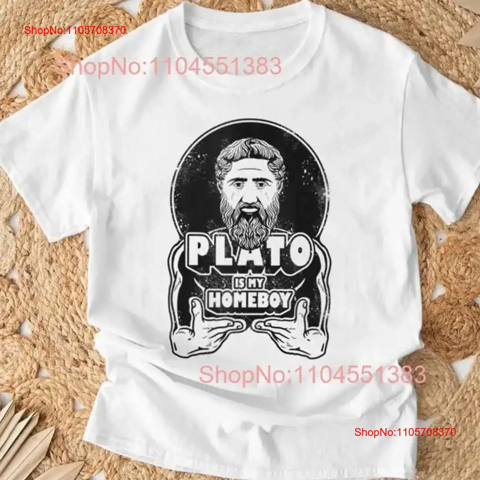 Men'S Fashion Greece - T-shirt « Plato est mon gars