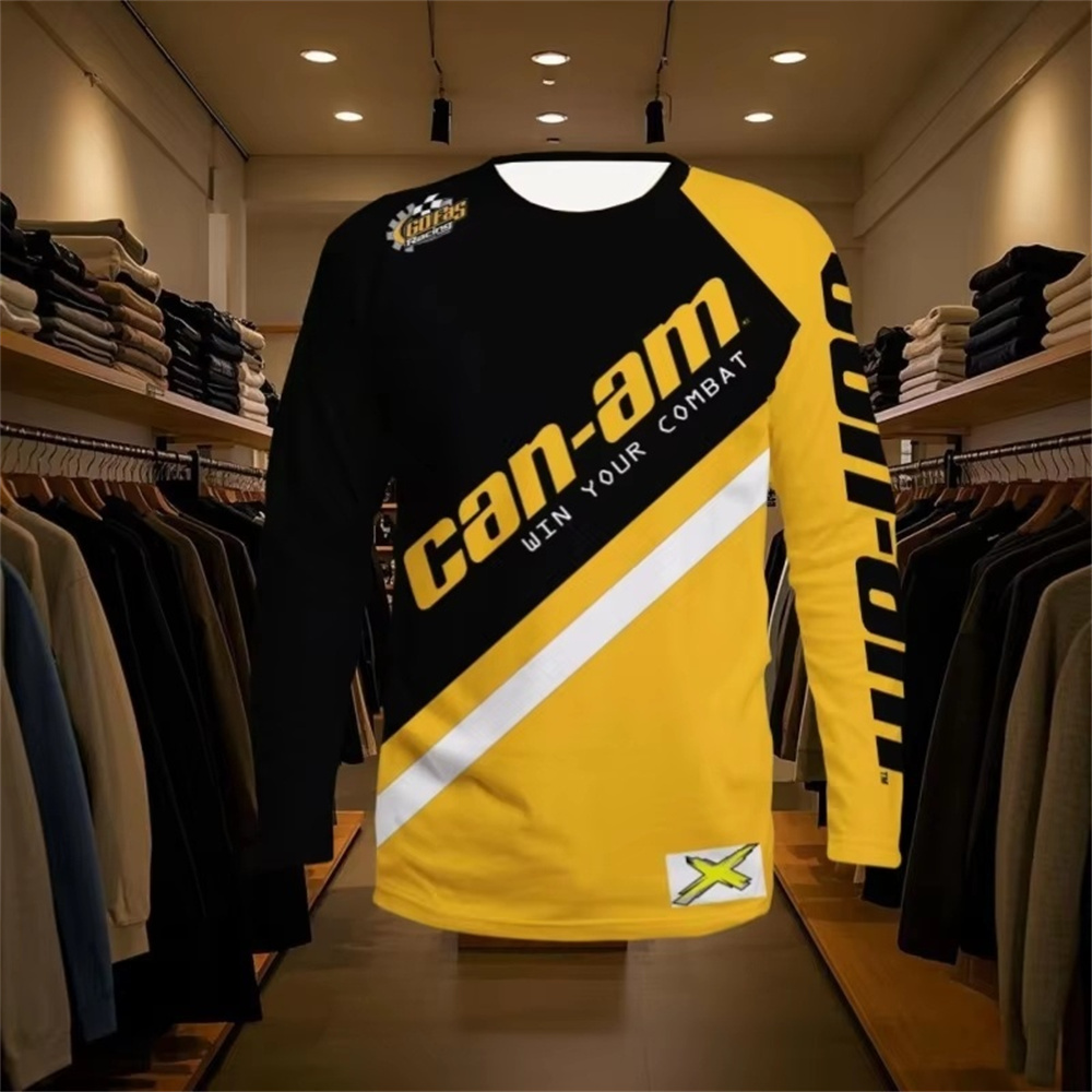 Men'S Fashion Undershirt - T-shirt de course de moto à