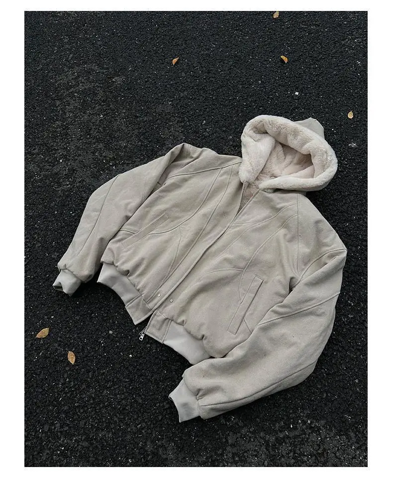 Men'S Fashion Zipper Hoodie - Veste à capuche avec poche chaude
