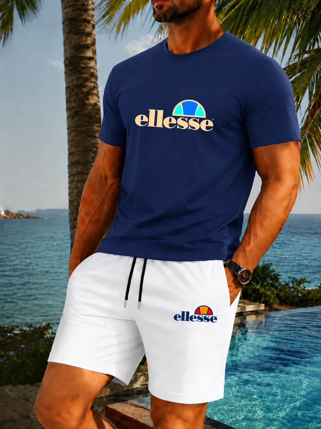 Nouvel ensemble deux pièces po - Men'S Fashion Undershirt avis et prix