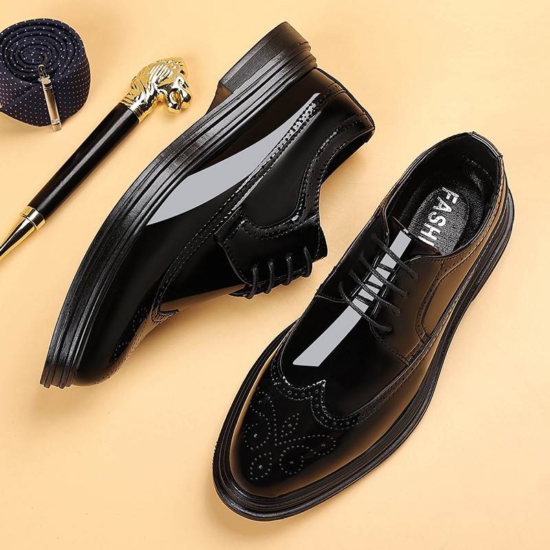 Chaussures habillées en cuir v - Oxford Shoes Brogue avis et prix