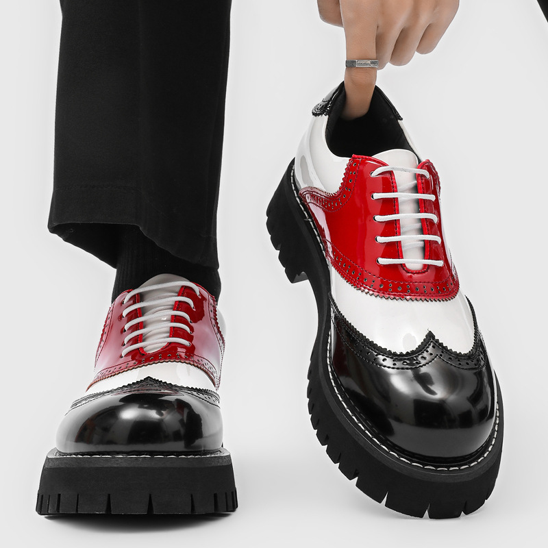 Chaussures plateforme hip hop  - Oxford Shoes Brogue avis et prix