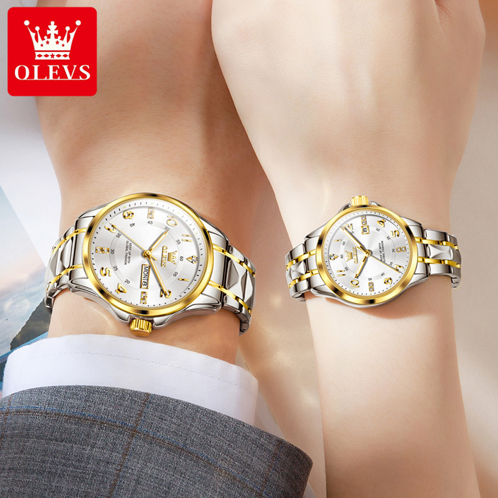 Montres de couple OLEVS 2910,  - Mens Fashion In 40S avis et prix