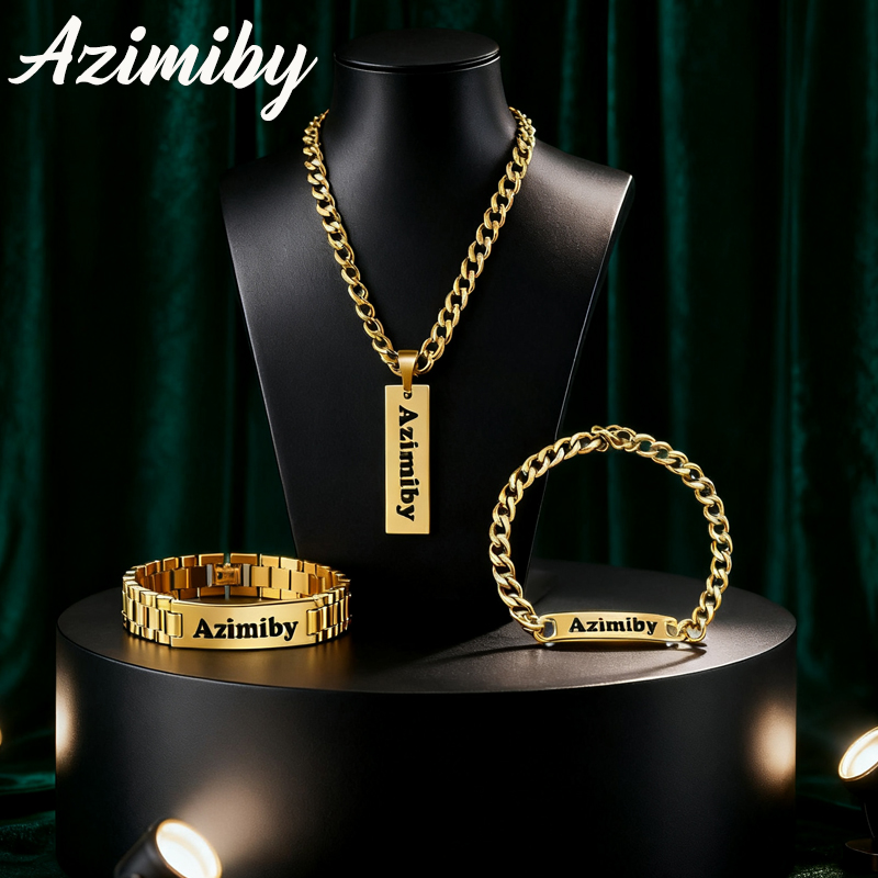 Azimiby nom personnalisable cl - Men'S Fashion Jewelry Bracelets avis et prix