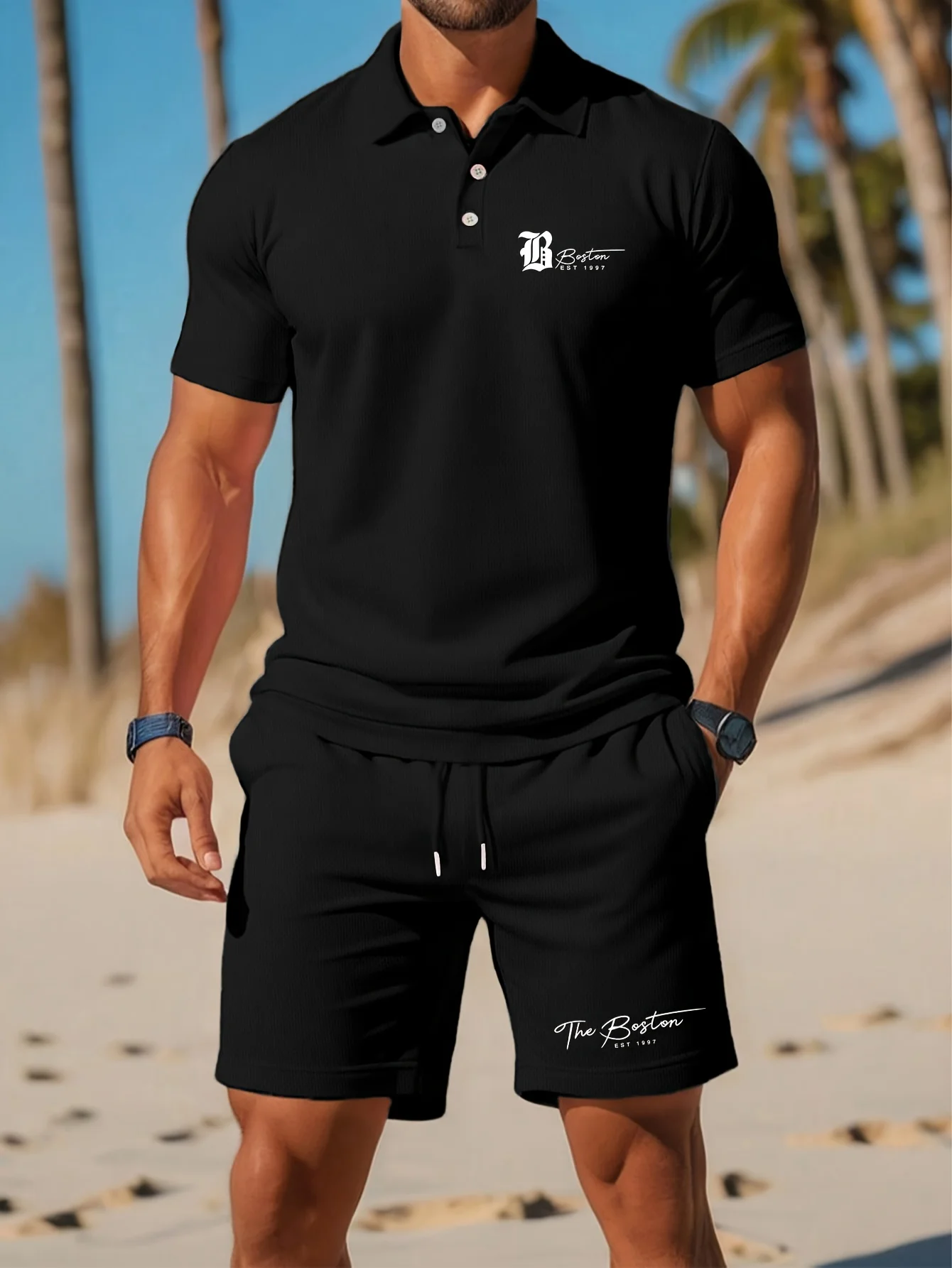 Ensemble polo et short pour ho - Men'S Fashion Undershirt avis et prix