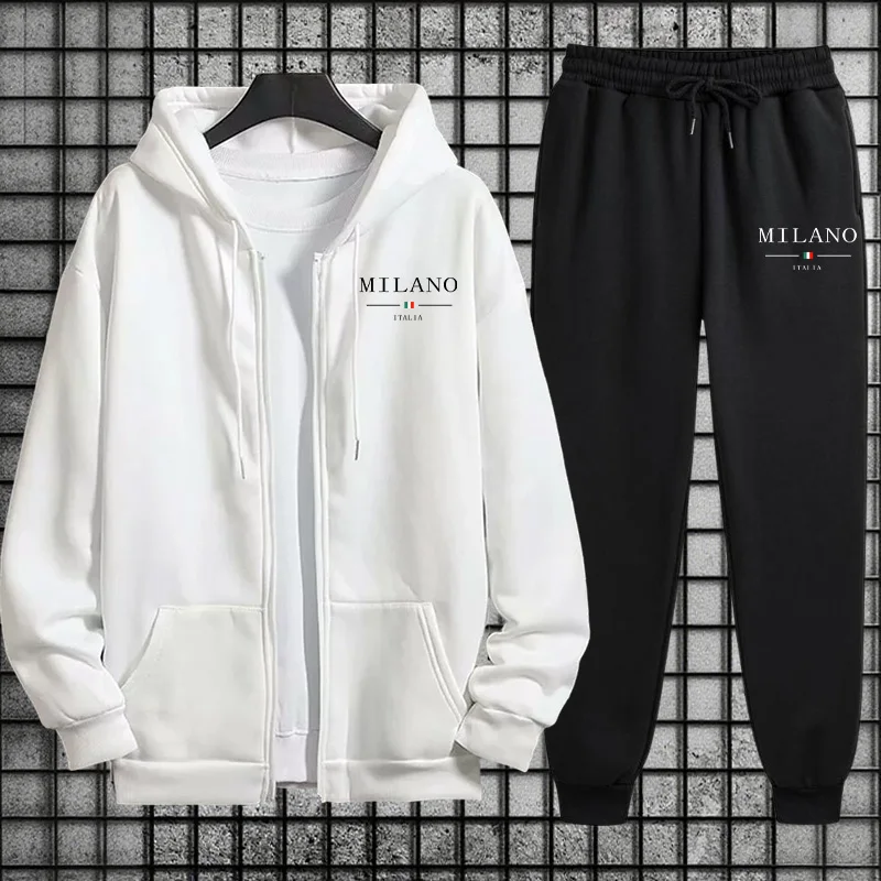 Survêtement Homme Printemps 20 - Men'S Fashion Zipper Hoodie avis et prix