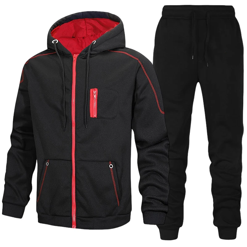 Ensemble de survêtement décont - Men'S Fashion Zipper Hoodie avis et prix