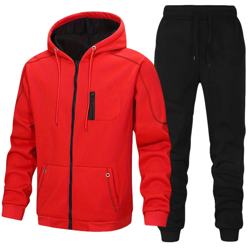 Ensemble de survêtement décont - Men'S Fashion Zipper Hoodie avis et prix