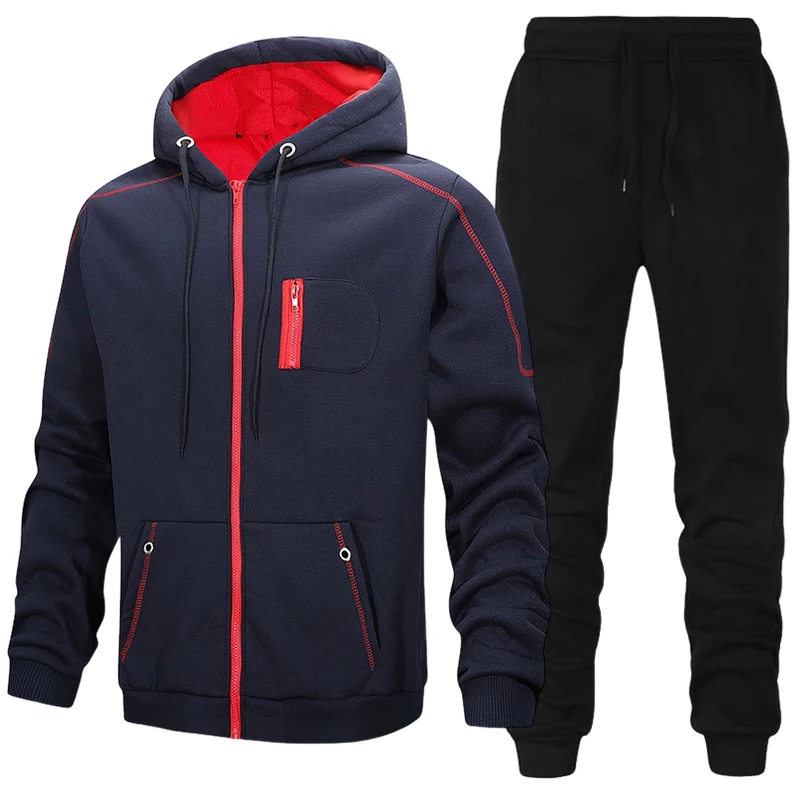 Ensemble de survêtement décont - Men'S Fashion Zipper Hoodie avis et prix