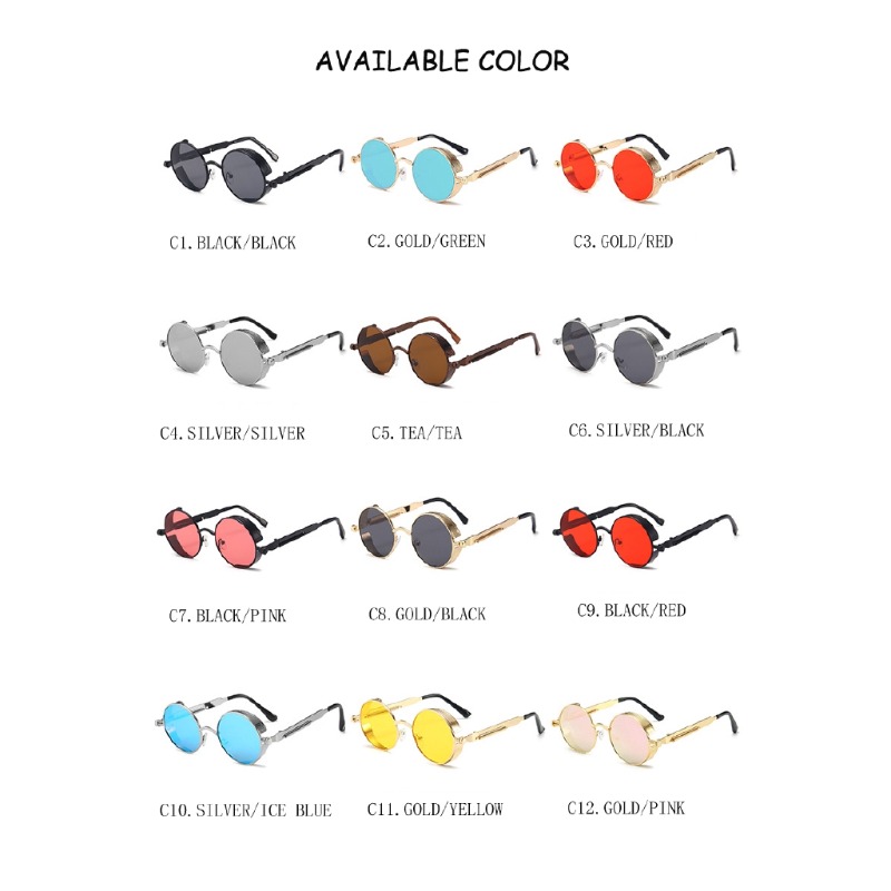 Lunettes de soleil steampunk e - Men'S Fashion Glasses avis et prix