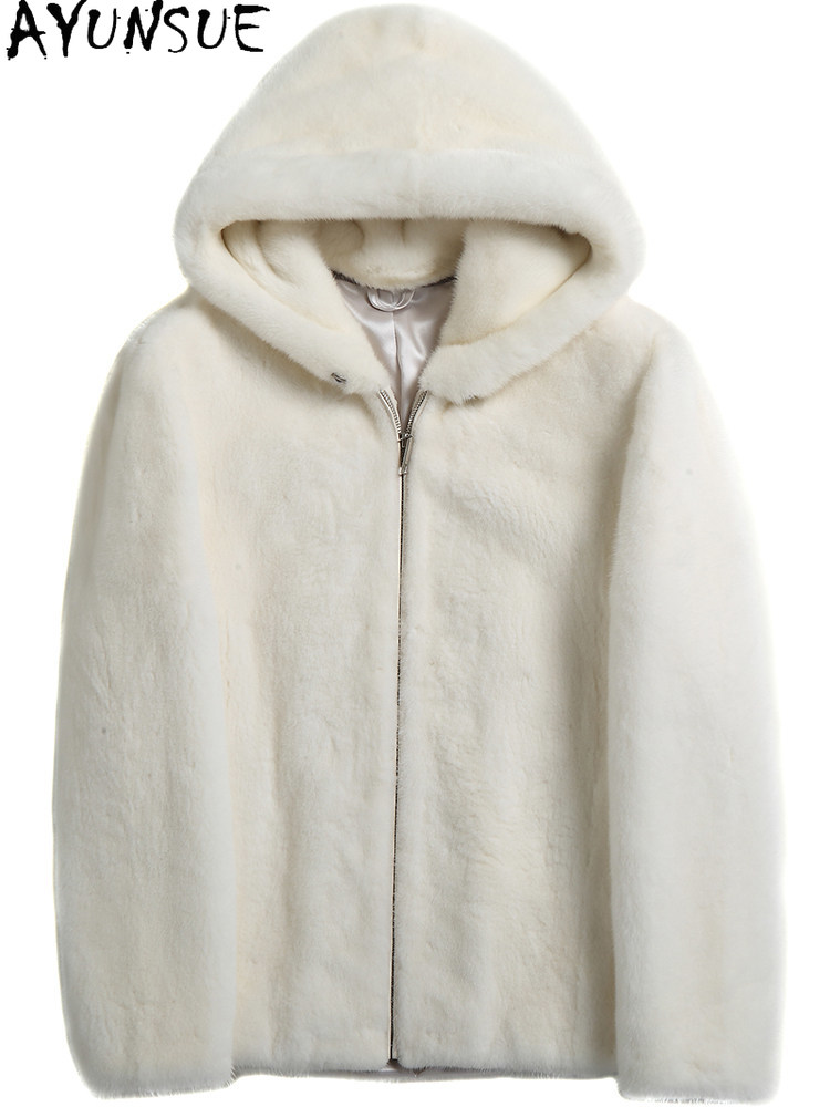 Manteau en Vison Naturel AYUSN - Men'S Fashion Zipper Hoodie avis et prix