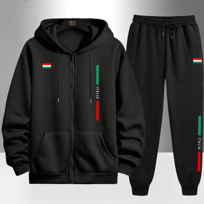 Ensemble de survêtement tendan - Men'S Fashion Zipper Hoodie avis et prix