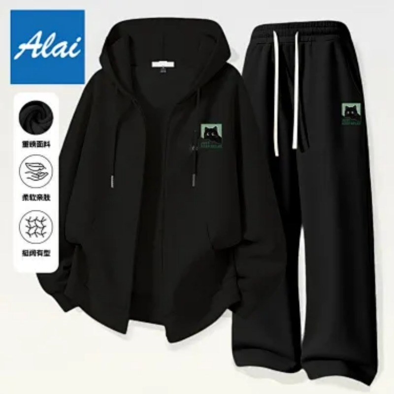 Ensemble de survêtement deux p - Men'S Fashion Zipper Hoodie avis et prix
