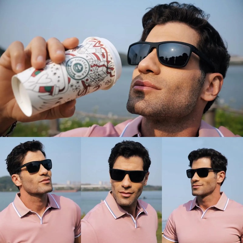 Lunettes de soleil colorées po - Men'S Fashion Glasses avis et prix