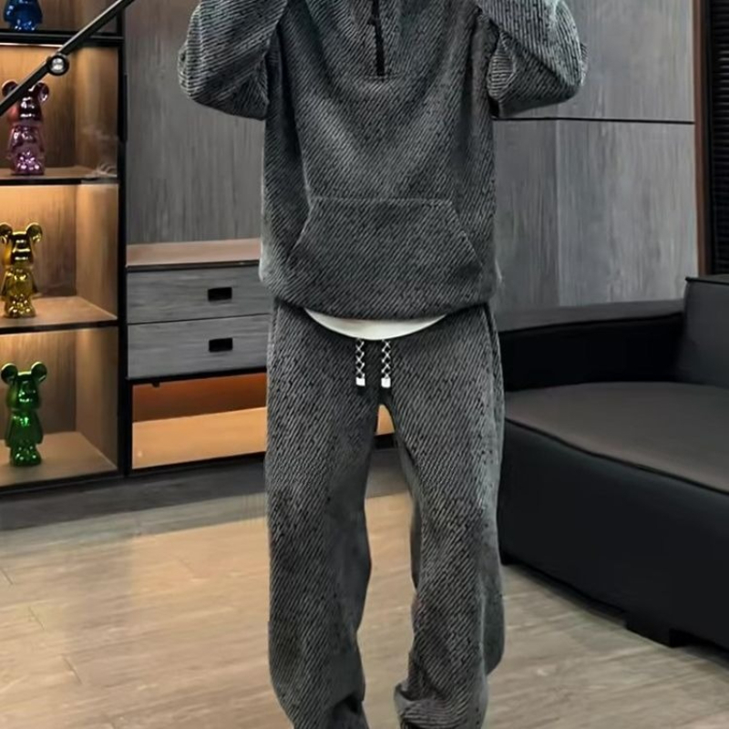 Ensemble de survêtement à capu - Men'S Fashion Zipper Hoodie avis et prix