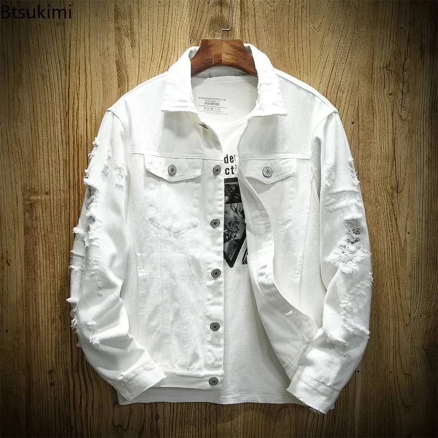 Nouvelle veste en jean pour ho - Mens Fashion Denim Jacket avis et prix