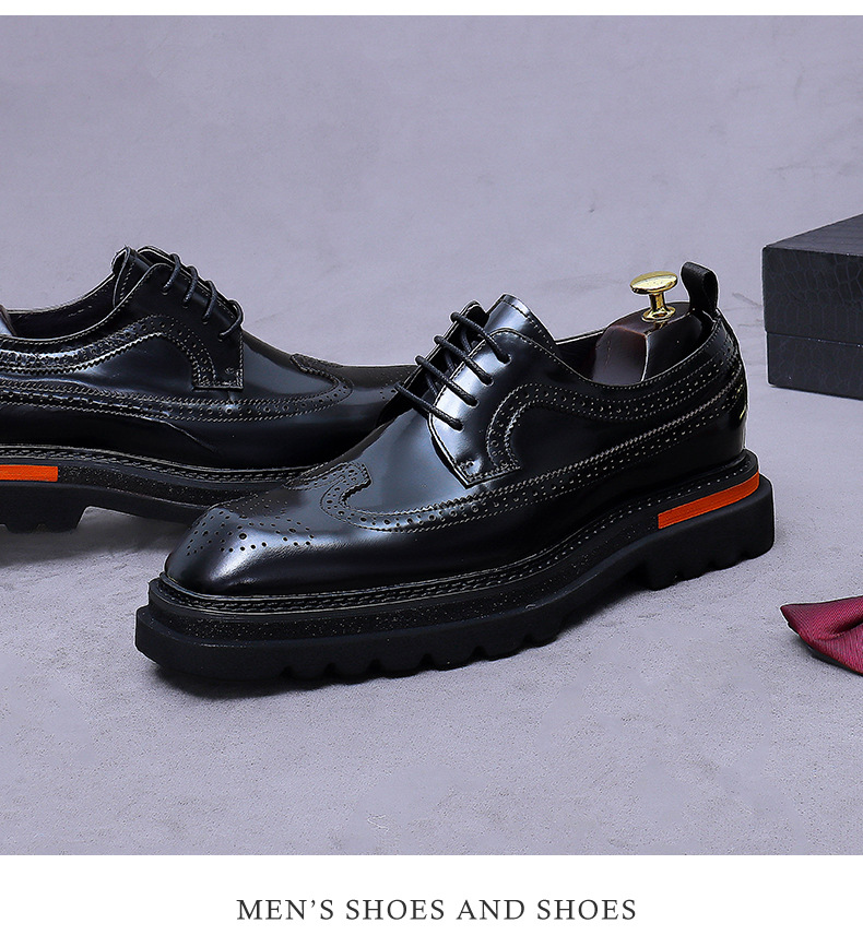 Chaussures Oxford à plateforme - Oxford Shoes Brogue avis et prix