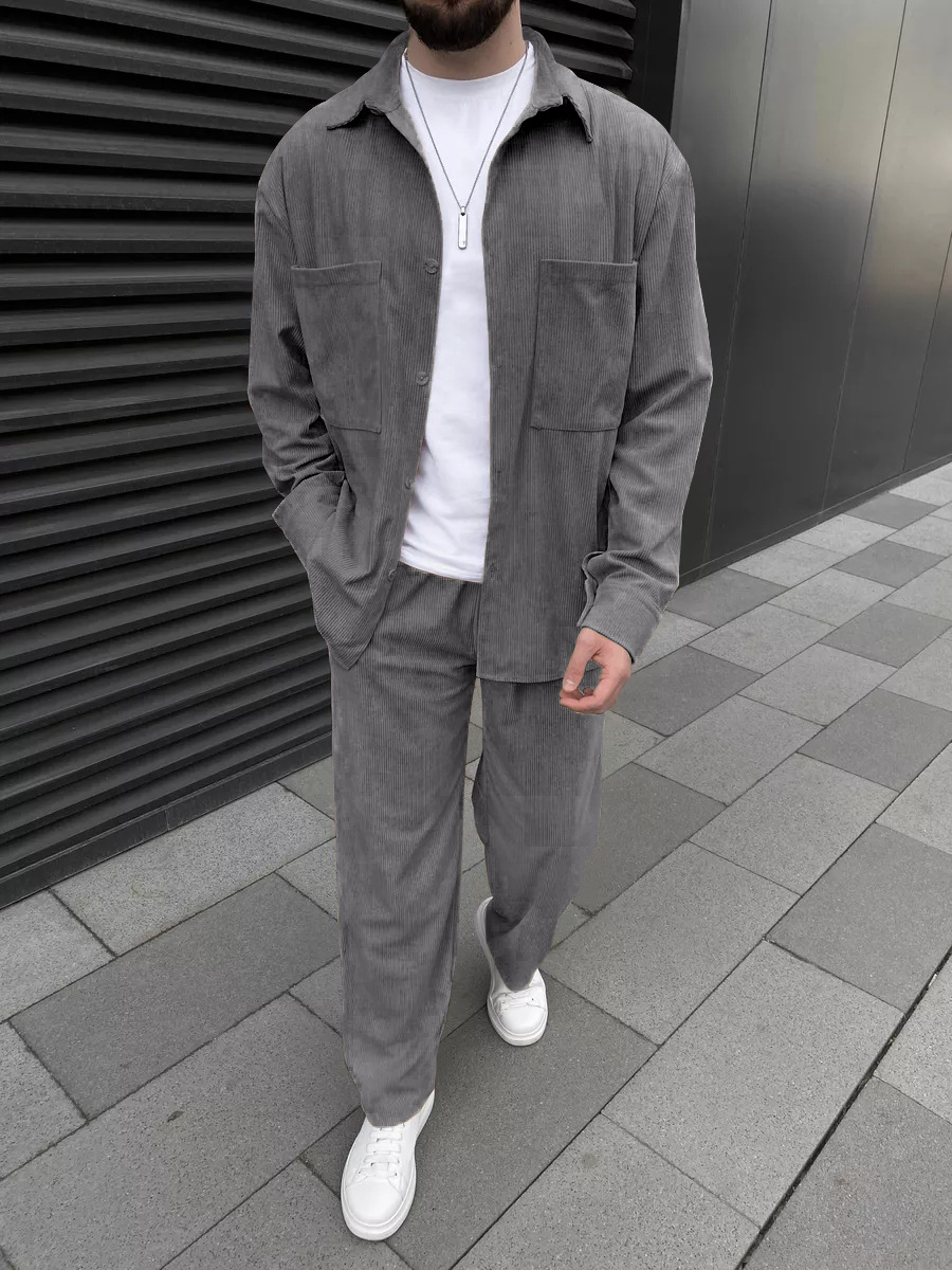 Ensemble deux pièces en velour - Men'S Fashion Undershirt avis et prix