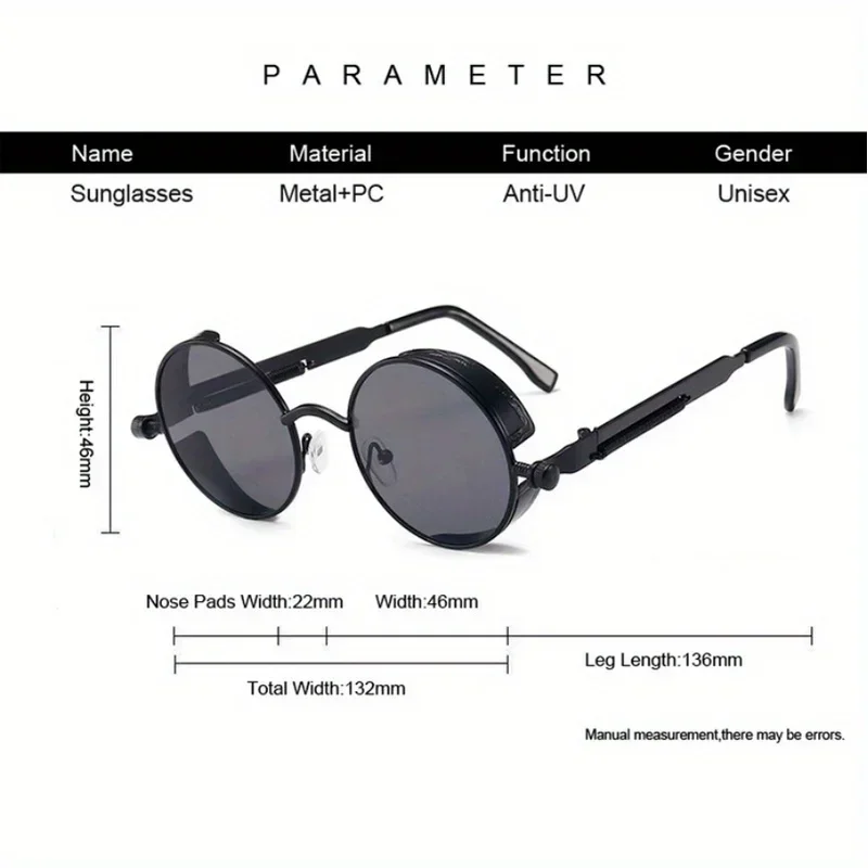 Lunettes de soleil steampunk c - Men'S Fashion Glasses avis et prix