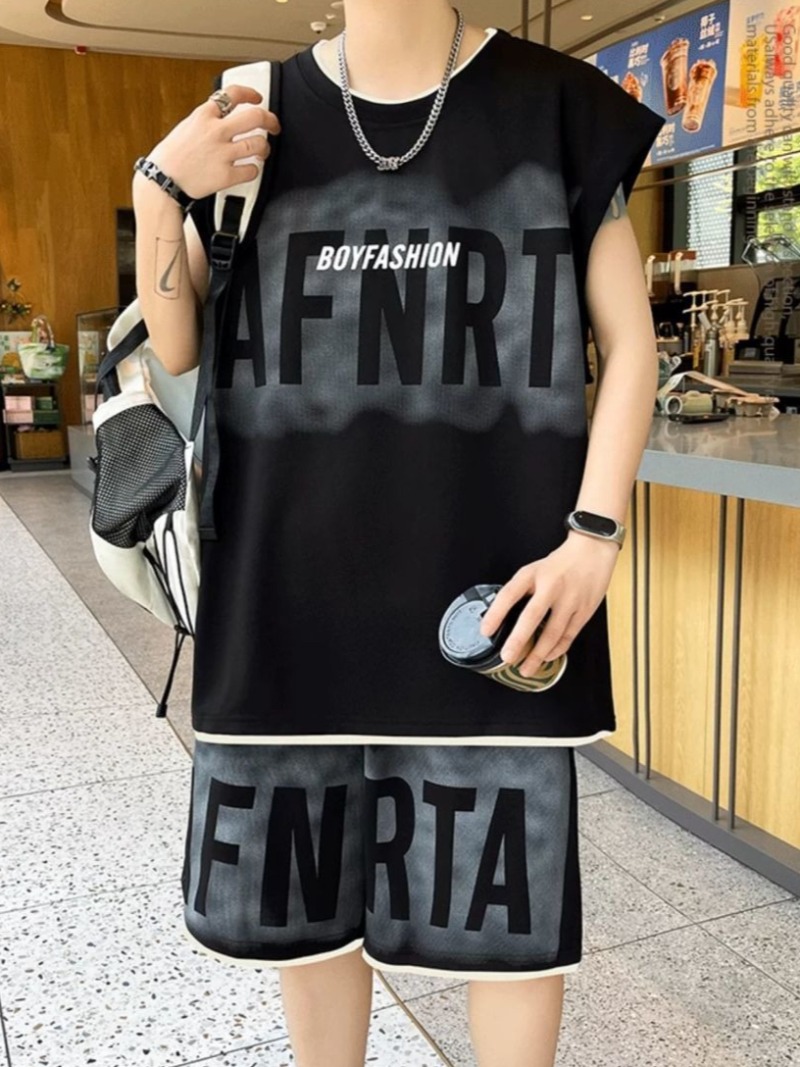 Ensemble gilet et short ample  - Men'S Fashion And Style avis et prix