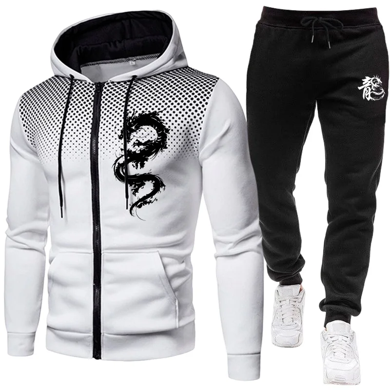Ensemble de vêtements pour hom - Men'S Fashion Zipper Hoodie avis et prix