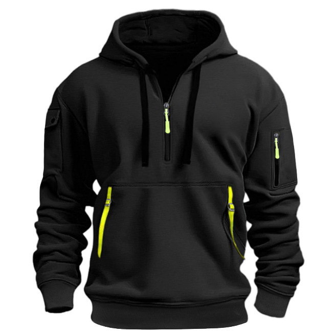 Sweat à capuche de sport décon - Men'S Fashion Zipper Hoodie avis et prix