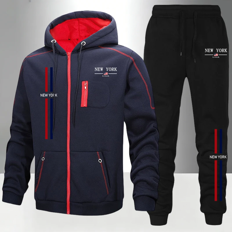 Ensemble Homme / Manteau / Pan - Men'S Fashion Zipper Hoodie avis et prix