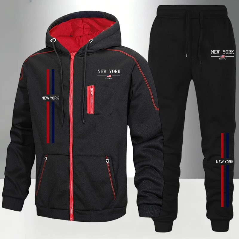 Ensemble Homme / Manteau / Pan - Men'S Fashion Zipper Hoodie avis et prix