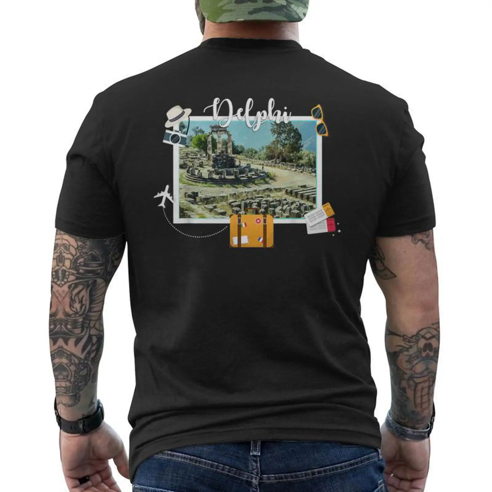 T-shirt unisexe vintage Monste - Men'S Fashion Greece avis et prix