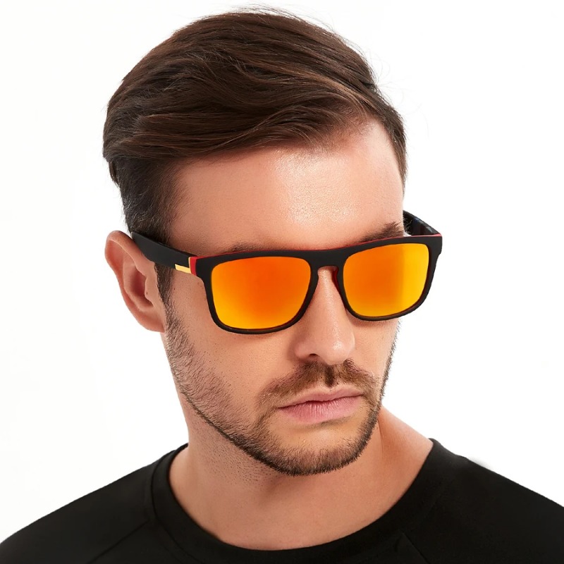 Lunettes de soleil carrées vin - Men'S Fashion Glasses avis et prix